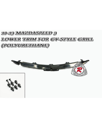 Mazda 3 MPS 10-13 Mazdaspeed Bayson R Motorsports Front Bumper Lower Trim for GV Grille