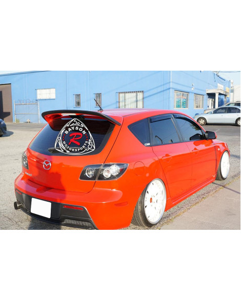 Mazda 3 MPS 07-09 (Mazdaspeed 3) Bayson R Motorsports MS Style Add-On Spoiler (Fiber Glass) Mazda 3 MPS 07-09 (Mazdaspeed 3) Bayson R Motorsports MS Style Add-On Spoiler (Fiber Glass)