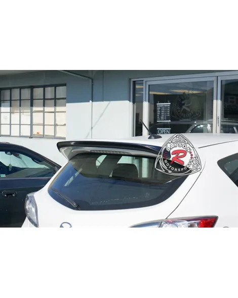 Mazda 3 MPS 10-13 Mazdaspeed Bayson R Motorsports Rear Roof Spoiler Wing (ABS Plastic) Mazda 3 MPS 10-13 Mazdaspeed Bayson R Motorsports Rear Roof Spoiler Wing (ABS Plastic)