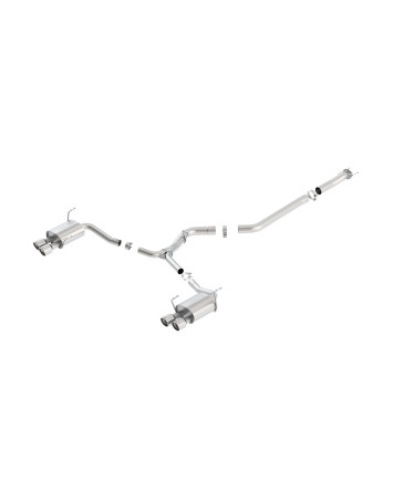 Subaru WRX/STI 15-21 Borla Cat-Back Exhaust System S-Type Polished Tips