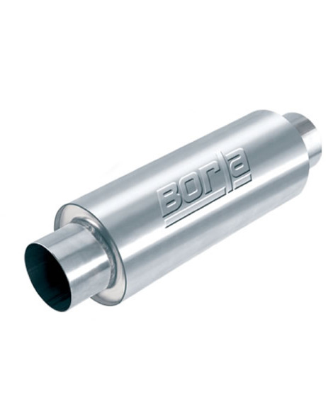 Borla XR-1 Sportsman Racing Muffler 3" Center Inlet / Center Outlet 5" Round x 15" Long Body 20" Overall Length Borla XR-1 Sportsman Racing Muffler 3" Center Inlet / Center Outlet 5" Round x 15" Long Body 20" Overall Length