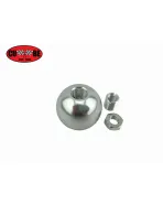 CUBE Speed Red On Silver Billet Gear Shift Knob CUBE Speed Red On Silver Billet Gear Shift Knob