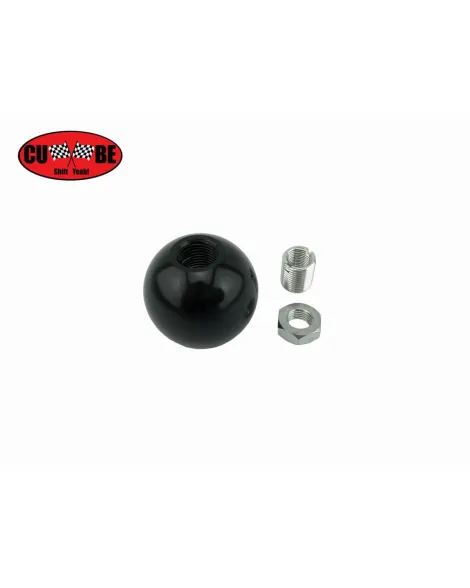 CUBE Speed Red On Black Billet Gear Shift Knob CUBE Speed Red On Black Billet Gear Shift Knob