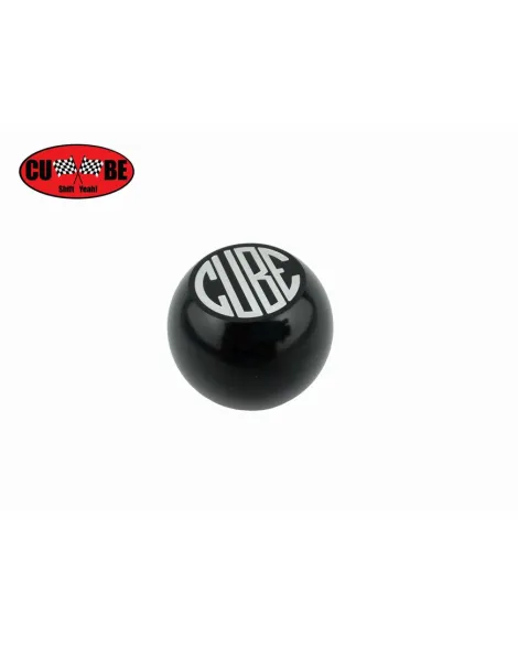 CUBE Speed Silver On Black Billet Gear Shift Knob CUBE Speed Silver On Black Billet Gear Shift Knob