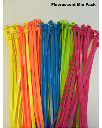 VIP Motorsport fluorescent coloured cable/zip ties