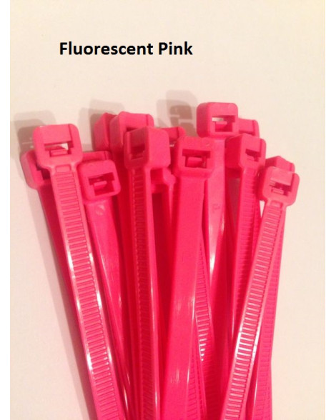 VIP Motorsport fluorescent coloured cable/zip ties