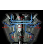 Mitsubishi EVO 7 8 9 Cusco Lower Front Centre Power Brace Mitsubishi EVO 7 8 9 Cusco Lower Front Centre Power Brace