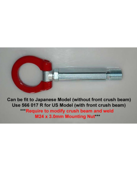 Mitsubishi EVO 10 / EVO X Cusco Foldable Front Tow Hook Mitsubishi EVO 10 / EVO X Cusco Foldable Front Tow Hook