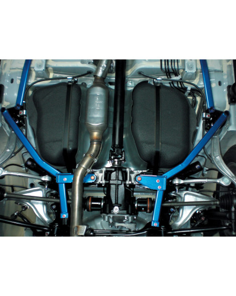 Mitsubishi EVO 10 / EVO X Cusco Rear Member Lower Floor Power Brace Mitsubishi EVO 10 / EVO X Cusco Rear Member Lower Floor Power Brace