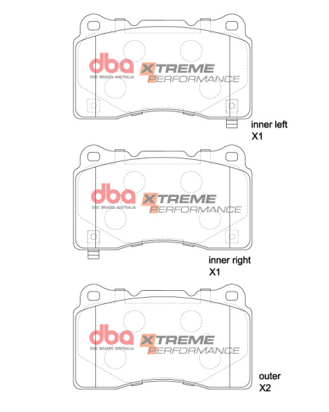Renault Megane RS 2018 on DBA Xtreme Performance Brake Pads Front
