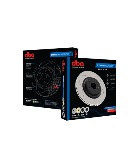 DBA Rear Street Series T2 Grooved Brake Discs Audi TT/TTS/RS 8S DBA Rear Street Series T2 Grooved Brake Discs Audi TT/TTS/RS 8S