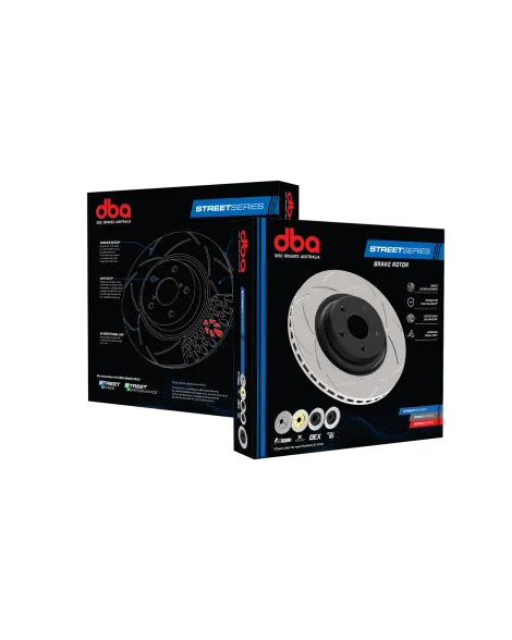 DBA Front Street Series T2 Grooved Brake Discs Volkswagen Golf MK7 GTi/R 13-19