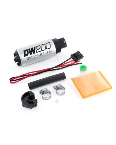 Nissan S13 180SX/200SX / R32 Skyline GTS-T 89-94 DeatschWerks DW200 255lph in-tank fuel pump w/ install kit Nissan S13 180SX/200SX / R32 Skyline GTS-T 89-94 DeatschWerks DW200 255lph in-tank fuel pump w/ install kit