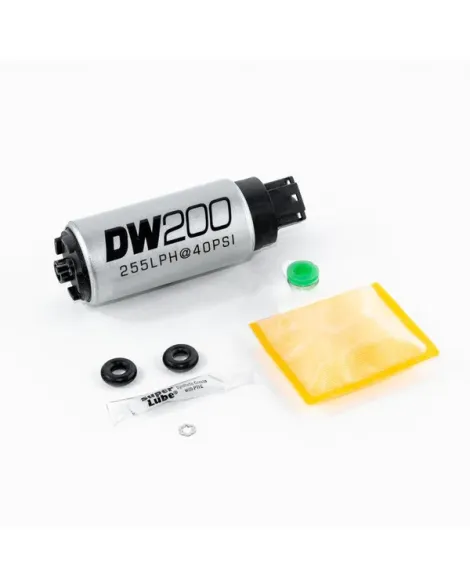 Mitsubishi EVO 8/9 VIII/IX 03-06 DeatschWerks DW200 255lph in-tank fuel pump w/ install kit Mitsubishi EVO 8/9 VIII/IX 03-06 DeatschWerks DW200 255lph in-tank fuel pump w/ install kit