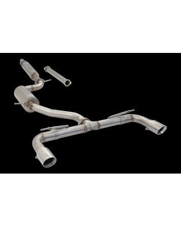 Volkswagen Golf GTI MK7 MK7.5 MK8 XForce 3" Cat Back System With Varex Muffler