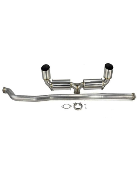 Mitsubishi EVO X 08-16 Extreme Turbo Systems (ETS) V3 Dual Muffler Exhaust System Mitsubishi EVO X 08-16 Extreme Turbo Systems (ETS) V3 Dual Muffler Exhaust System