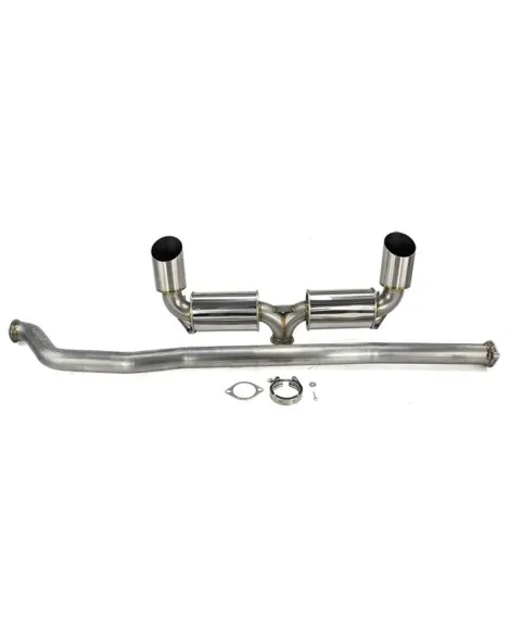 Mitsubishi EVO X 08-16 Extreme Turbo Systems (ETS) V3 Dual Muffler Exhaust System Mitsubishi EVO X 08-16 Extreme Turbo Systems (ETS) V3 Dual Muffler Exhaust System
