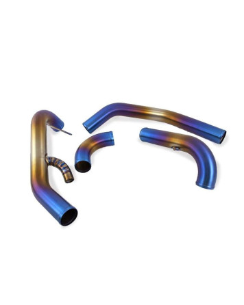 Mitsubishi EVO X 08-16 Extreme Turbo Systems (ETS) Titanium Upper & Lower Intercooler Piping Kit