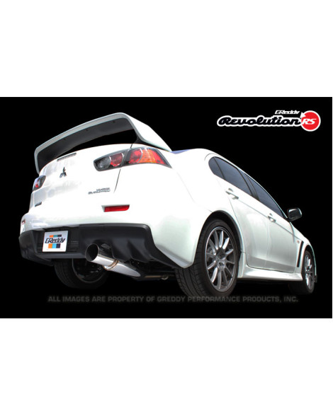 Mitsubishi EVO X 08-16 GReddy Revolution RS Exhaust 10138103 Mitsubishi EVO X 08-16 GReddy Revolution RS Exhaust 10138103