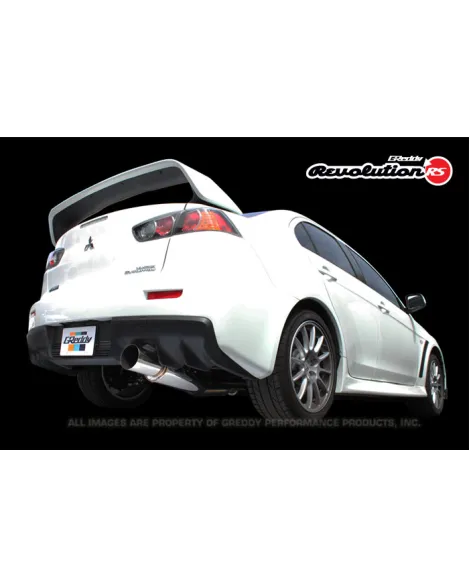 Mitsubishi EVO X 08-16 GReddy Revolution RS Exhaust 10138103 Mitsubishi EVO X 08-16 GReddy Revolution RS Exhaust 10138103