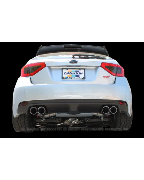 Subaru WRX/STI Hatchback 08-14 GReddy Supreme SP Cat-Back Exhaust 10168200 Subaru WRX/STI Hatchback 08-14 GReddy Supreme SP Cat-Back Exhaust 10168200
