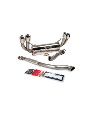 Subaru Impreza WRX/STI Hatchback 08-14 GrimmSpeed Cat-Back Exhaust System Resonated