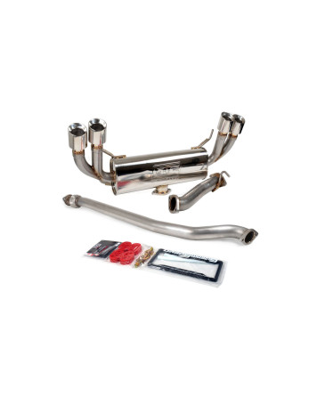 Subaru Impreza WRX/STI Hatchback 08-14 GrimmSpeed Cat-Back Exhaust System Non-Resonated