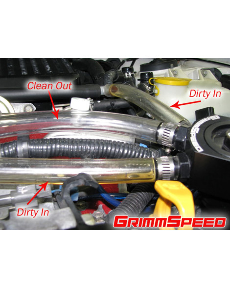 Subaru WRX 02-07 / STI 04-21 GrimmSpeed Air/Oil Separator Subaru WRX 02-07 / STI 04-21 GrimmSpeed Air/Oil Separator