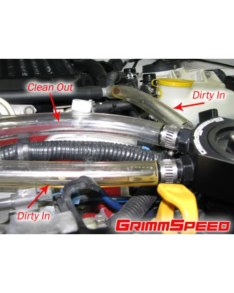 Subaru WRX 02-07 / STI 04-21 GrimmSpeed Air/Oil Separator Subaru WRX 02-07 / STI 04-21 GrimmSpeed Air/Oil Separator