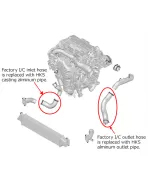 Honda Civic Type-R FK8 17-21 HKS Intercooler Piping Kit Honda Civic Type-R FK8 17-21 HKS Intercooler Piping Kit