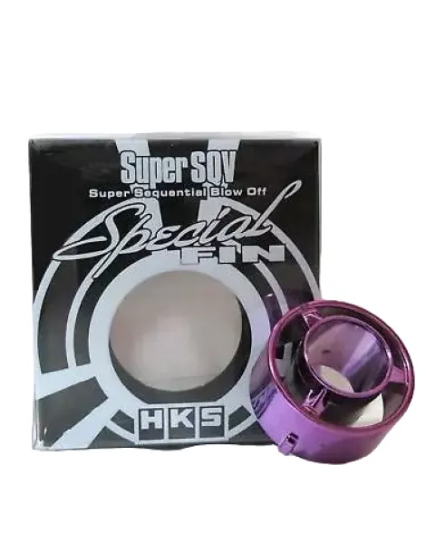 HKS SQV Sequential Blow Off Valve Fin Insert Purple Low frequency type sound HKS SQV Sequential Blow Off Valve Fin Insert Purple Low frequency type sound