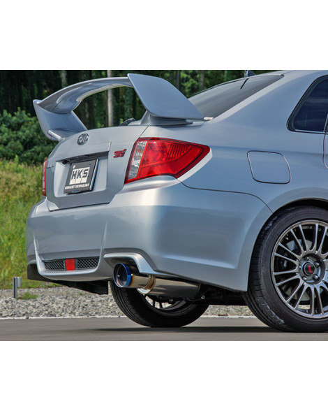 Subaru WRX/STI 08-14 Sedan HKS Hi-Power Single Exit Cat-Back Exhaust Subaru WRX/STI 08-14 Sedan HKS Hi-Power Single Exit Cat-Back Exhaust