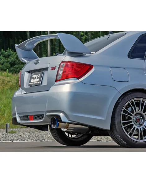 Subaru WRX/STI 08-14 Sedan HKS Hi-Power Single Exit Cat-Back Exhaust Subaru WRX/STI 08-14 Sedan HKS Hi-Power Single Exit Cat-Back Exhaust