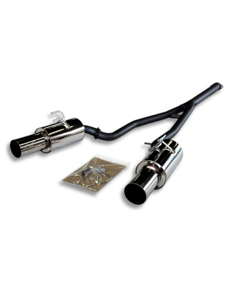 Mitsubishi EVO X 08- HKS Hi-Power Racing Dual Tip Cat-Back Exhaust Mitsubishi EVO X 08- HKS Hi-Power Racing Dual Tip Cat-Back Exhaust