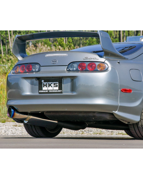 Toyota Supra JZA80 2JZ-GTE 93-98 HKS Hi-Power Racing Muffler Exhaust Toyota Supra JZA80 2JZ-GTE 93-98 HKS Hi-Power Racing Muffler Exhaust