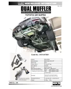 Toyota Supra GR MK5 DB42 19- W/O OPF HKS Dual Muffler Cat-Back Exhaust