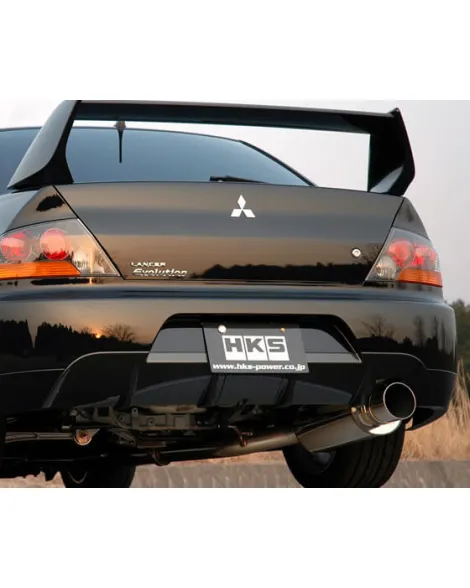 Mitsubishi EVO 9 IX HKS Silent Hi-Power Exhaust Mitsubishi EVO 9 IX HKS Silent Hi-Power Exhaust