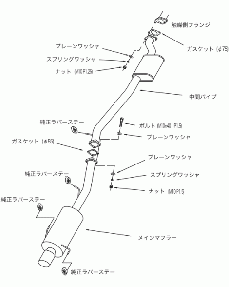 Nissan Skyline R33 GT-R 95-98 HKS Silent Hi-Power Exhaust
