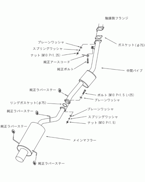 Nissan S15 200SX Silvia 99-02 HKS Silent Hi-Power Cat-Back Exhaust