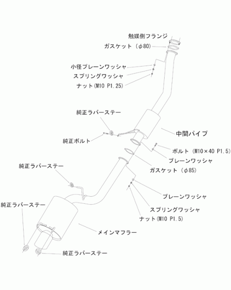 Nissan Skyline R32 GT-R 89-94 HKS Super Turbo Muffler Exhaust Nissan Skyline R32 GT-R 89-94 HKS Super Turbo Muffler Exhaust