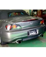 Honda S2000 AP1/AP2 HKS Hi-Power Dual Exit Cat-Back Exhaust w/Silver Tips Honda S2000 AP1/AP2 HKS Hi-Power Dual Exit Cat-Back Exhaust w/Silver Tips