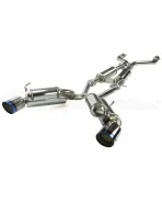 Nissan 370Z Z34 08-21 HKS Full Dual Hi-Power Muffler Exhaust Titanium Tips