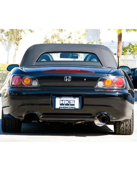 Honda S2000 AP1/AP2 HKS Hi-Power Single Exit Racing Cat-Back Exhaust w/Titanium Tip Honda S2000 AP1/AP2 HKS Hi-Power Single Exit Racing Cat-Back Exhaust w/Titanium Tip