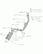 Toyota AE86 4A-GE Corolla 83-87 HKS Legal Cat-Back Exhaust Toyota AE86 4A-GE Corolla 83-87 HKS Legal Cat-Back Exhaust