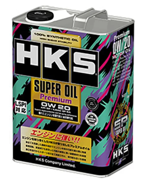 HKS SUPER OIL Premium 0W-20 API SP 4L