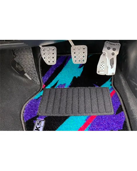 Mitsubishi EVO 7/8/9 VII-IX RHD HKS 50th Floor Mats Front / Rear Set Oil Colour Mitsubishi EVO 7/8/9 VII-IX RHD HKS 50th Floor Mats Front / Rear Set Oil Colour