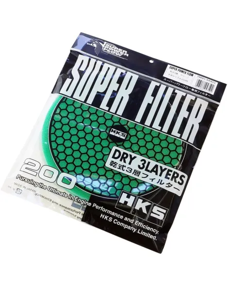 HKS Air Filter Super Power Flow 200mm Replacement Element Mushroom Green HKS Air Filter Super Power Flow 200mm Replacement Element Mushroom Green