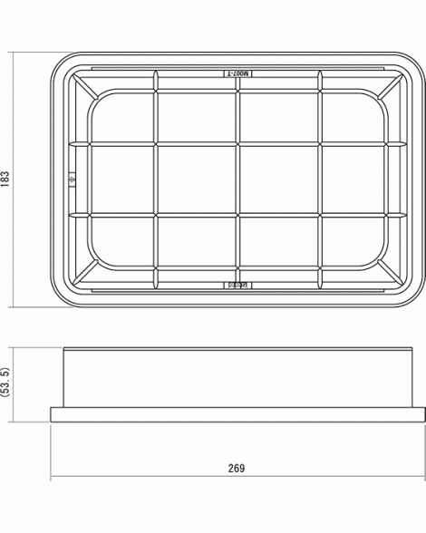 Mitsubishi EVO 10 / EVO X HKS Super Air Filter / Panel Filter Mitsubishi EVO 10 / EVO X HKS Super Air Filter / Panel Filter