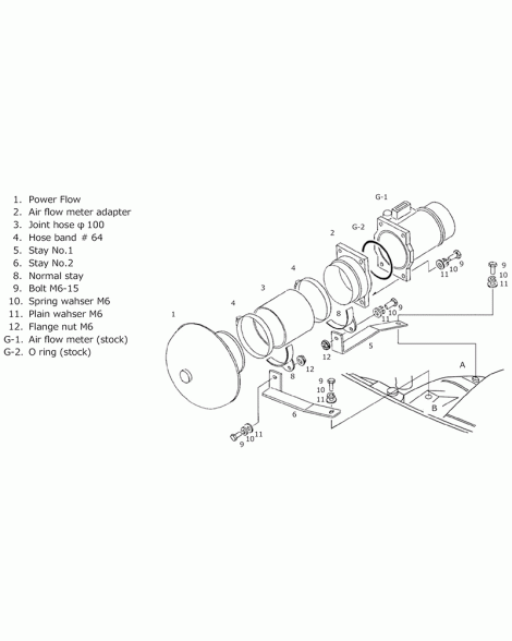 Nissan Skyline R34 GTT / Stagea HKS Super Power Flow Air Intake