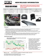 Subaru WRX/STI 2014-2021 VA HKS Cold Air Intake Full Kit Subaru WRX/STI 2014-2021 VA HKS Cold Air Intake Full Kit